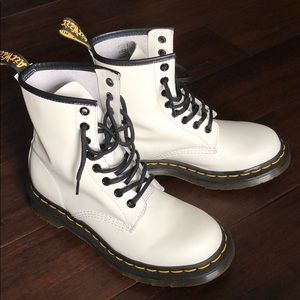 Doc Marten white boots (1460 smooth)
